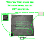 Load image into Gallery viewer, Viagrow Dual Propagation Kit with MET Standard Heat Mat, Thermostat, Black
