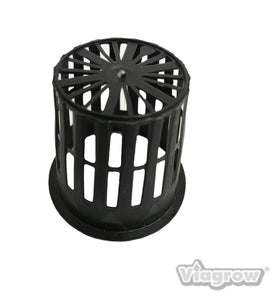 Viagrow Net Pot, 2 in. Black, 50 Pack, Case of 72 (3,600 Total Pots)